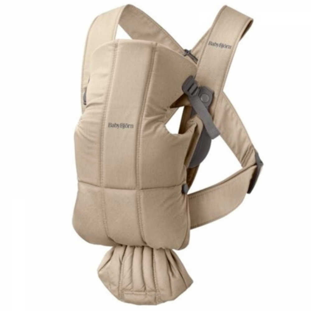 Μάρσιπος BabyBjorn Mini Woven Beige Μάρσιπος BabyBjorn Mini Woven Beige