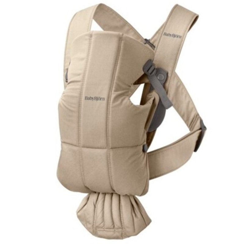 Μάρσιπος BabyBjorn Mini Woven Beige