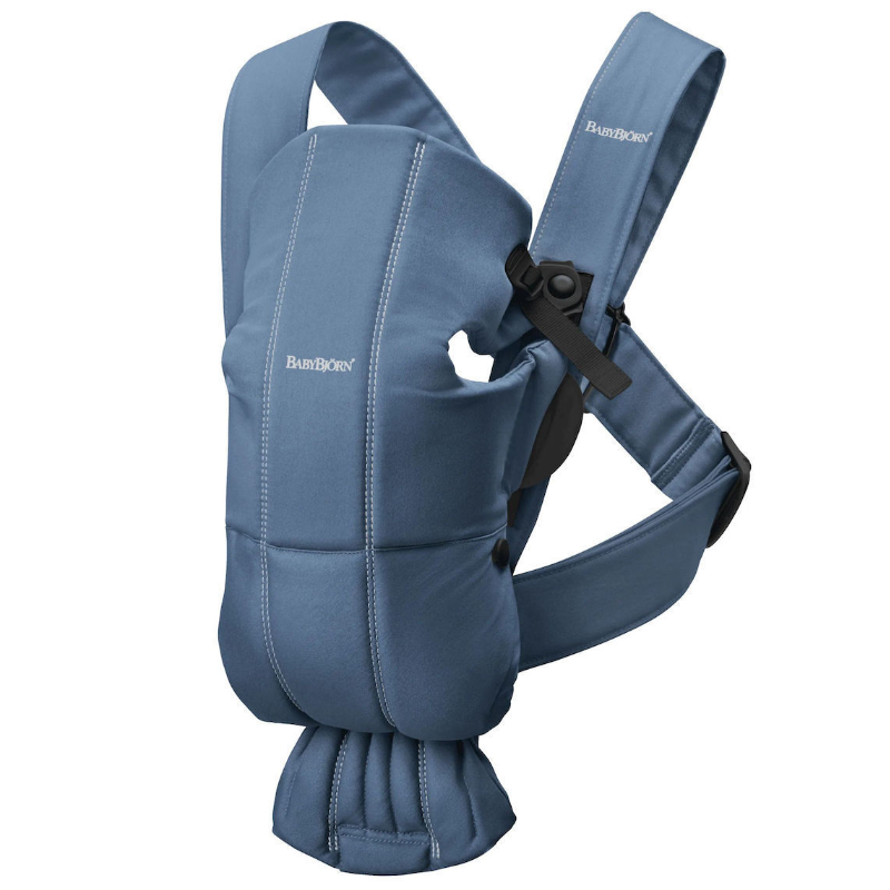 Μάρσιπος BabyBjorn Mini Woven Vintage Indigo