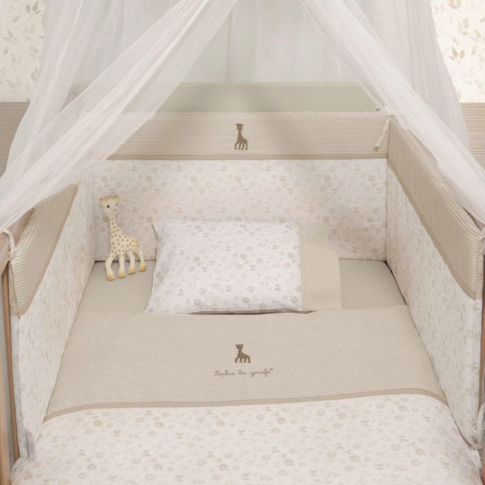 Πάντα Διπλής Όψης Design 506 Baby Oliver Sophie La Girafe Μπεζ