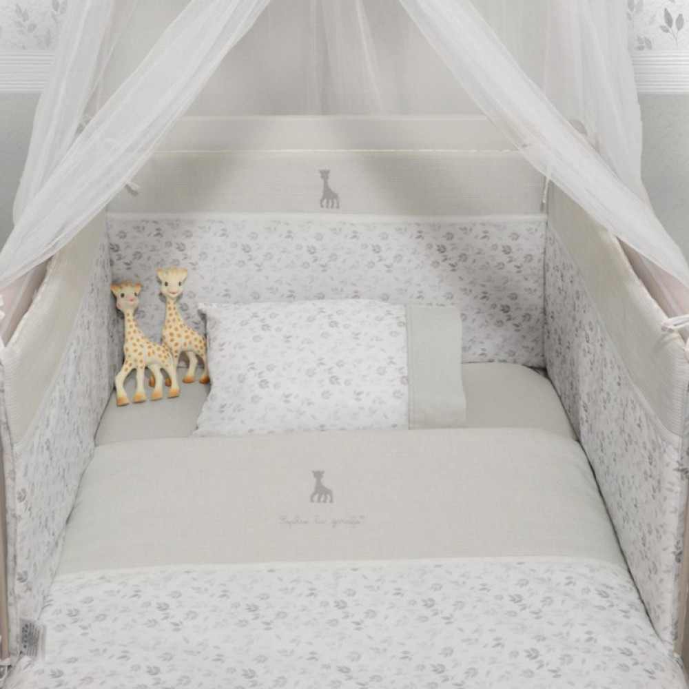 Πάντα Διπλής Όψης Design 506 Baby Oliver Sophie La Girafe Γκρι