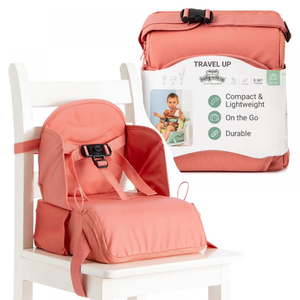 Κάθισμα Φαγητού Baby to Love Travel Up Vintage Pink Κάθισμα Φαγητού Baby to Love Travel Up Vintage Pink