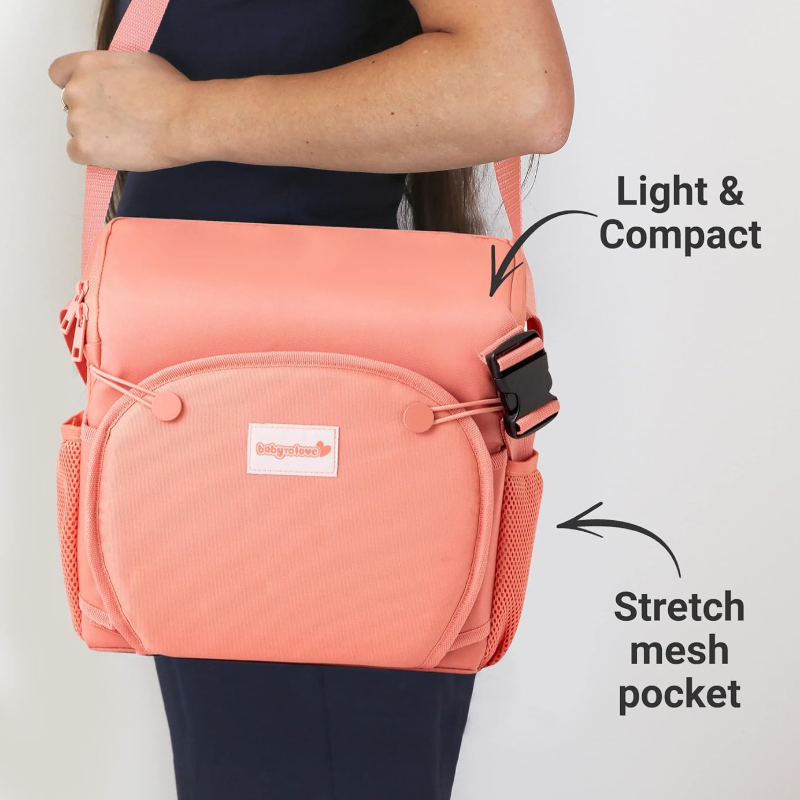 Κάθισμα Φαγητού Baby to Love Travel Up Vintage Pink
