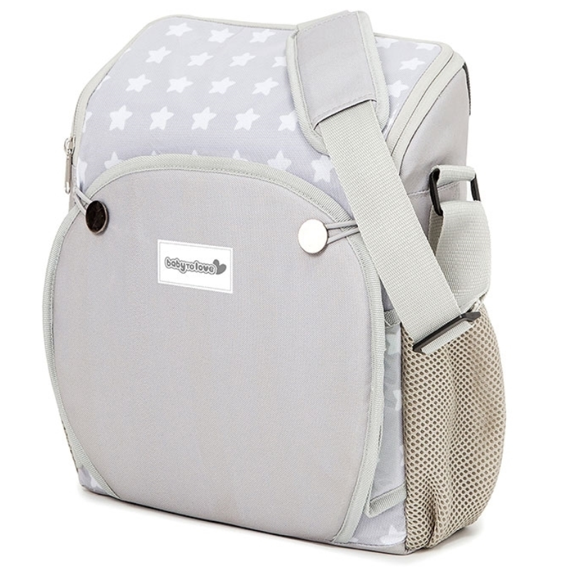 Κάθισμα Φαγητού Baby to Love Travel Up White Stars