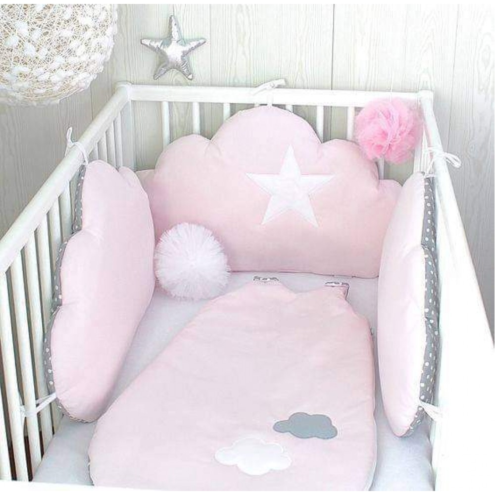 Πάντα Κρεβατιού Baby Star Cloud Pink