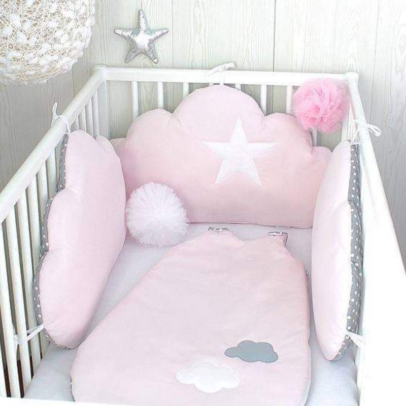 Πάντα Κρεβατιού Baby Star Cloud Pink