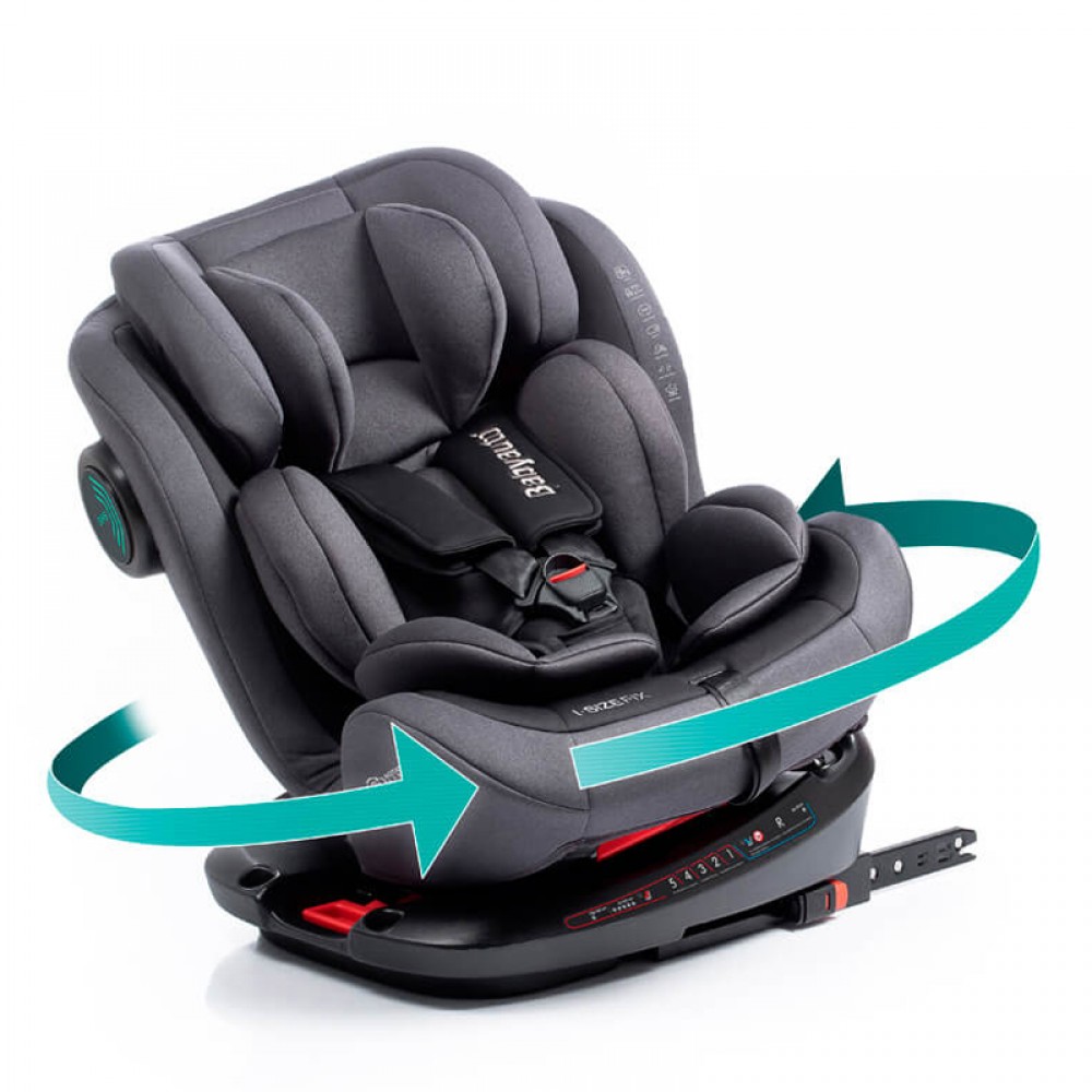 Κάθισμα Αυτοκινήτου Babyauto Gyro i-SIZE 40-150cm Black Embossed