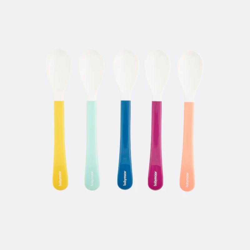Σετ Κουτάλια Babymoov Multicolors 2nd Age (5τεμ.)