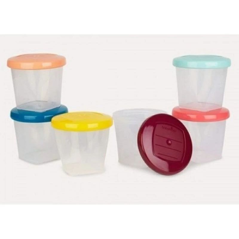 Σετ Μπολ Φαγητού με Καπάκι Babymoov Babybols 250ml (6τεμ.)