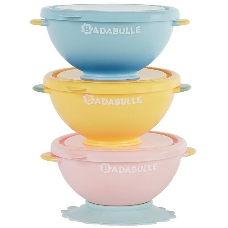 Σετ Μπολ Φαγητού Badabulle Funcolour (3τεμ.)