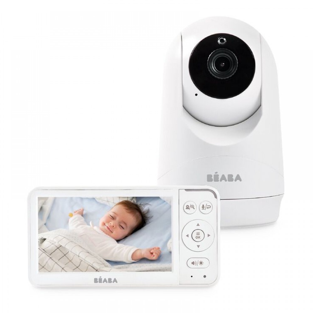 Ενδοεπικοινωνία Μωρού Béaba ZEN+2 με Κάμερα 360° & Οθόνη 5'' 