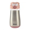 Θερμός Μπουκάλι Ανοξείδωτο Béaba με λαβή 350ml Pink