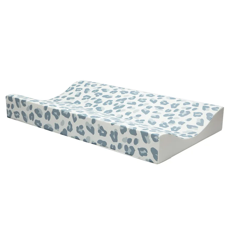 Μαλακή Αλλαξιέρα με υψομετρητή Bebejou (72x44cm) Leopard Blue