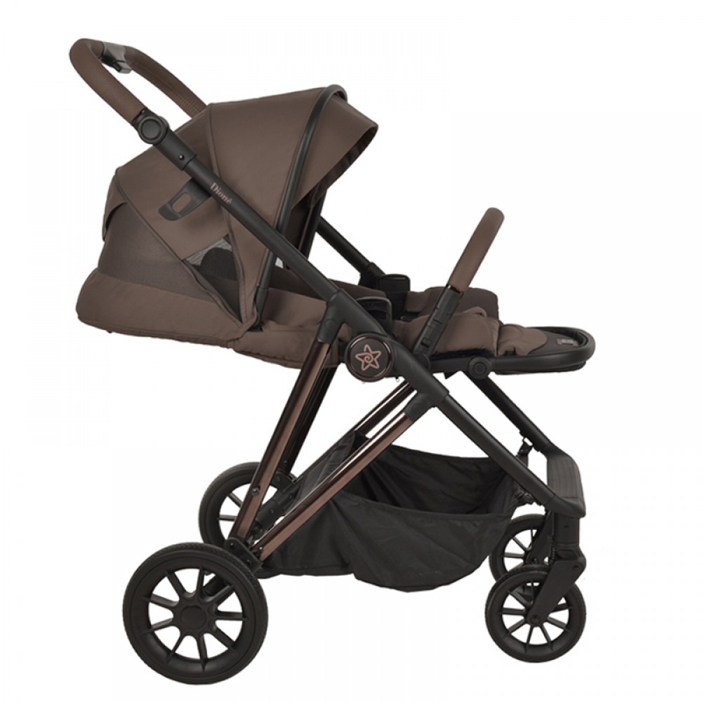 Πολυκαρότσι Bebe Stars Dione 3in1 Gaia Brown