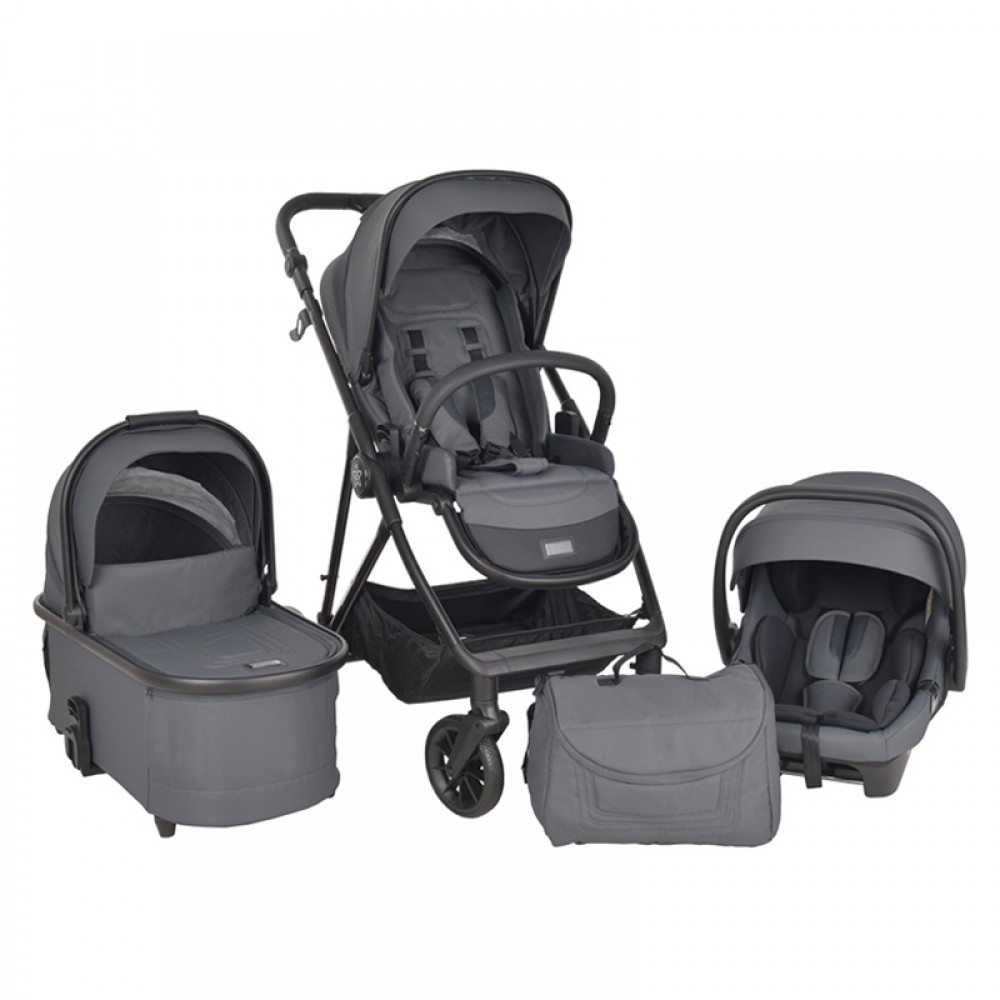 Πολυκαρότσι Bebe Stars Dione 3in1 Titanium Grey
