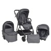 Πολυκαρότσι Bebe Stars Dione 3in1 Titanium Grey