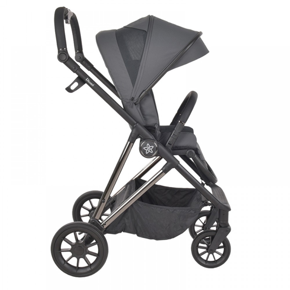 Πολυκαρότσι Bebe Stars Dione 3in1 Titanium Grey