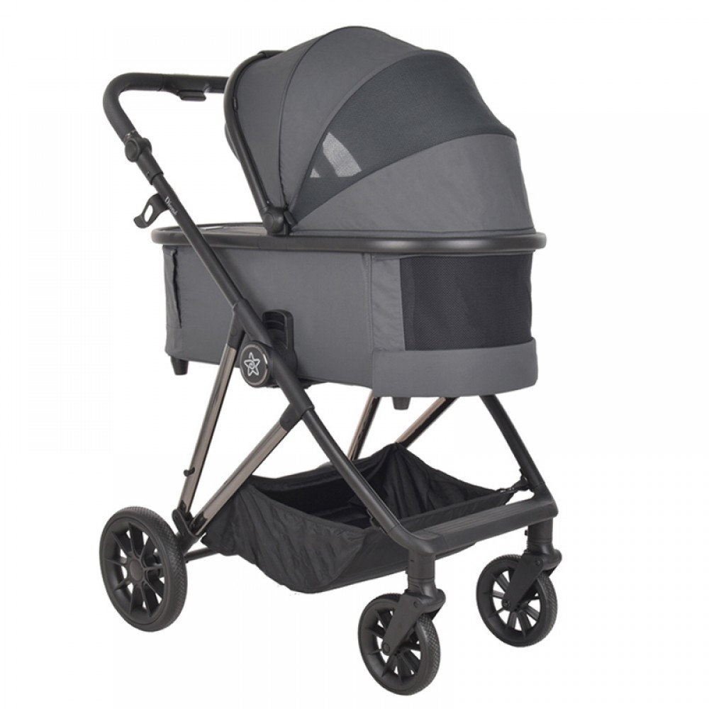 Πολυκαρότσι Bebe Stars Dione 3in1 Titanium Grey