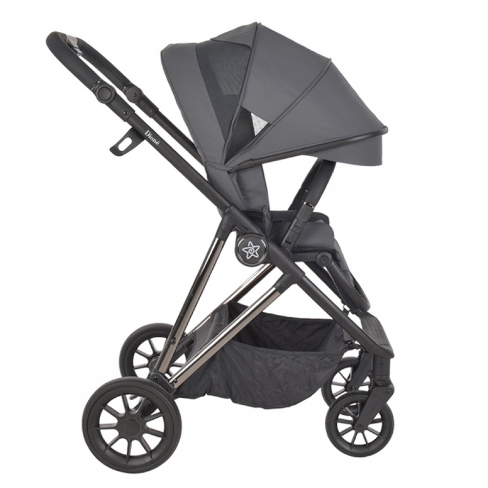 Πολυκαρότσι Bebe Stars Dione 3in1 Titanium Grey