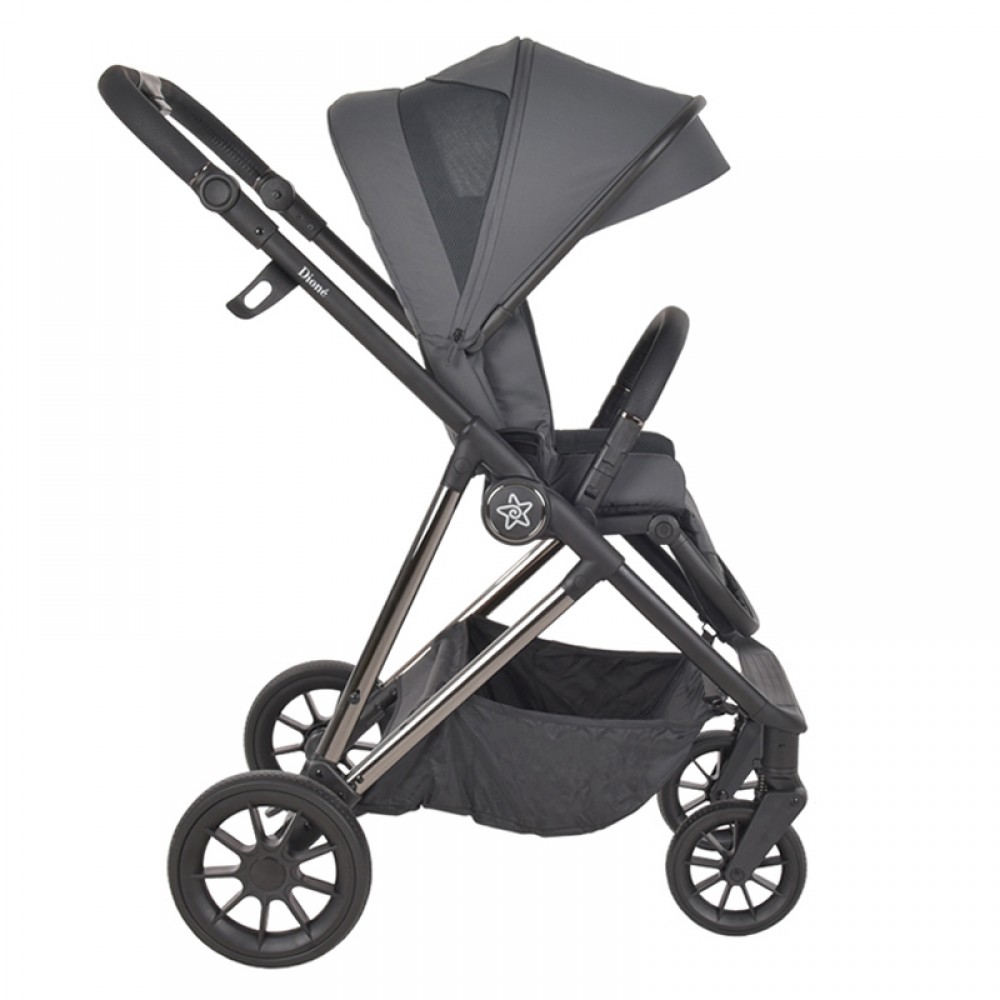 Πολυκαρότσι Bebe Stars Dione 3in1 Titanium Grey