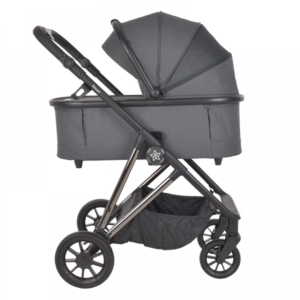 Πολυκαρότσι Bebe Stars Dione 3in1 Titanium Grey
