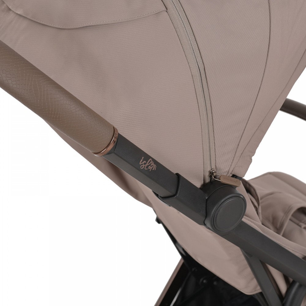Καρότσι Bebe Stars Ιsla Automatic Almond Beige