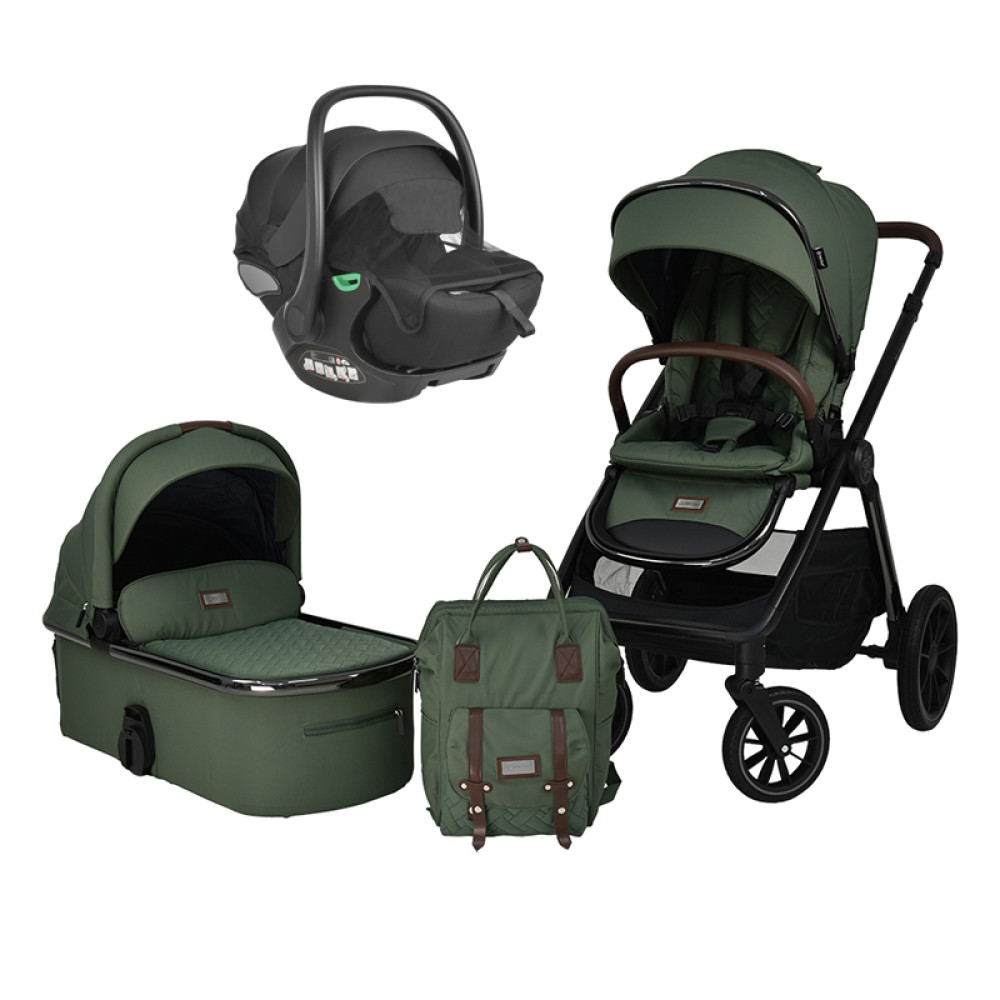 Πολυκαρότσι Bebe Stars Mythos 3in1 Forest Green