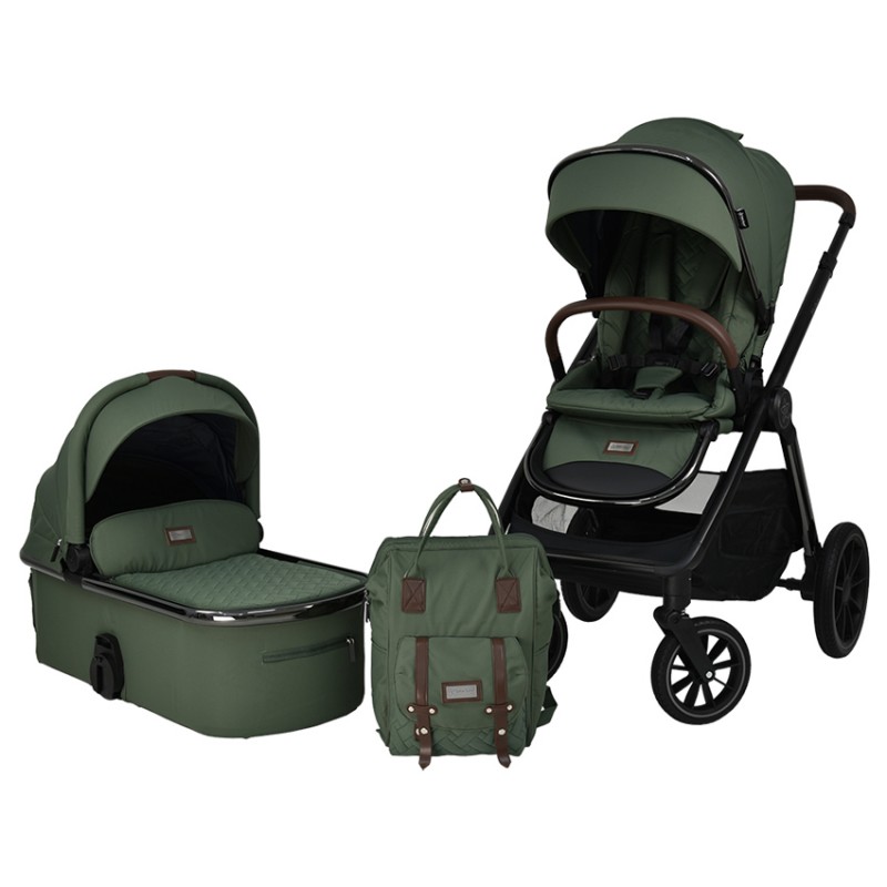 Πολυκαρότσι Bebe Stars Mythos 2in1 Forest Green