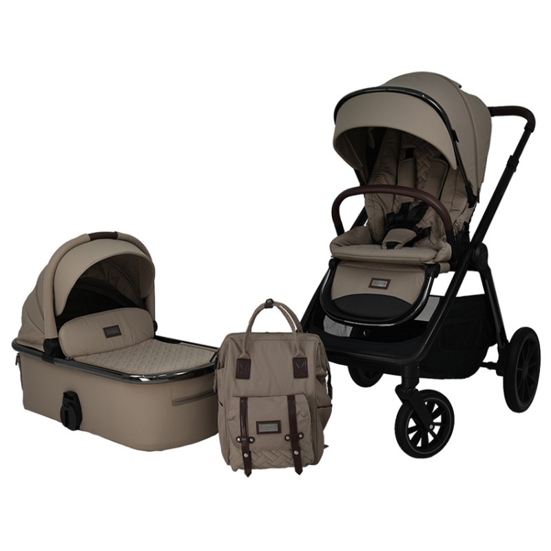 Πολυκαρότσι Bebe Stars Mythos 2in1 Natural Beige