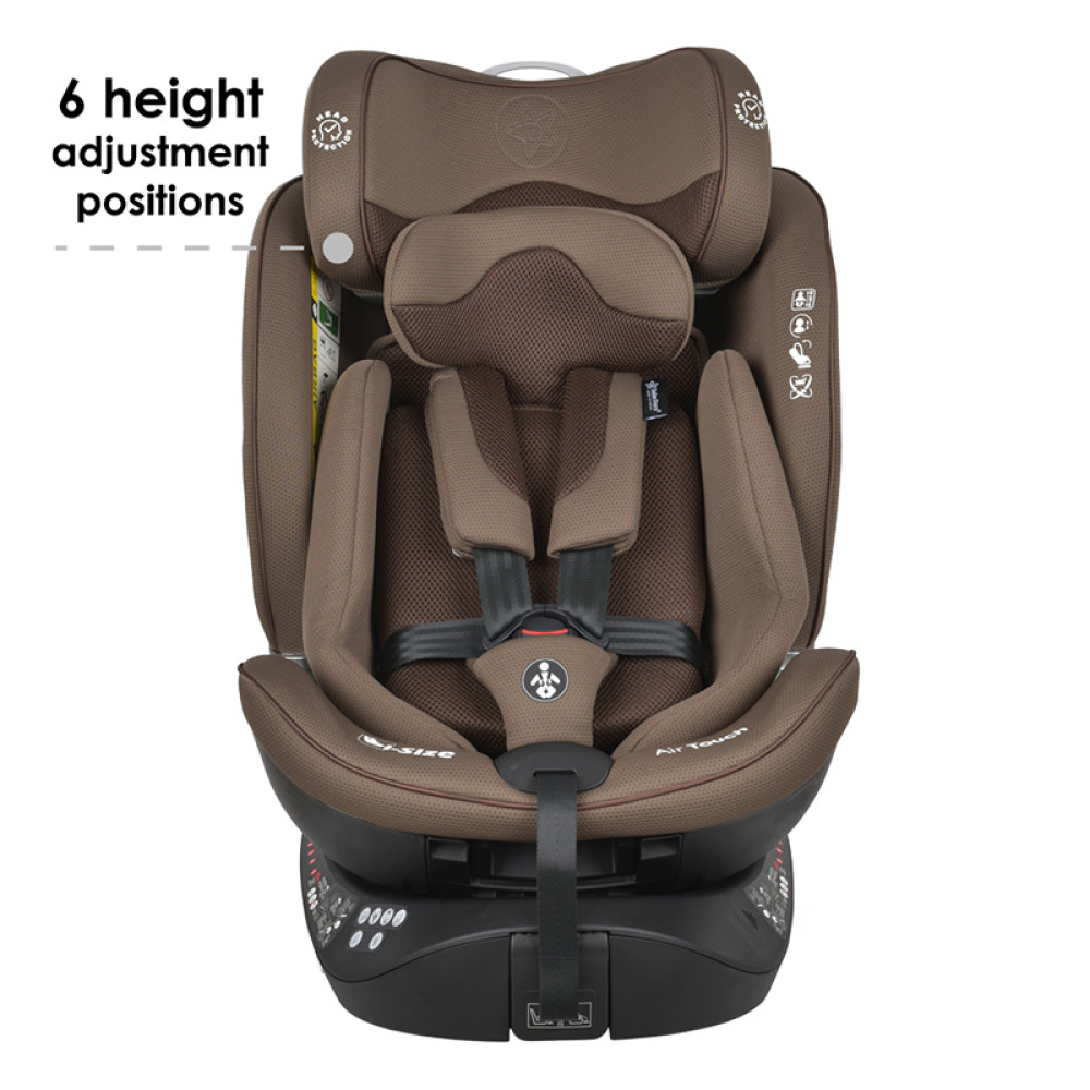Κάθισμα Αυτοκινήτου Bebe Stars Air Touch 360ᵒ i-SIZE 40-150cm Coffee
