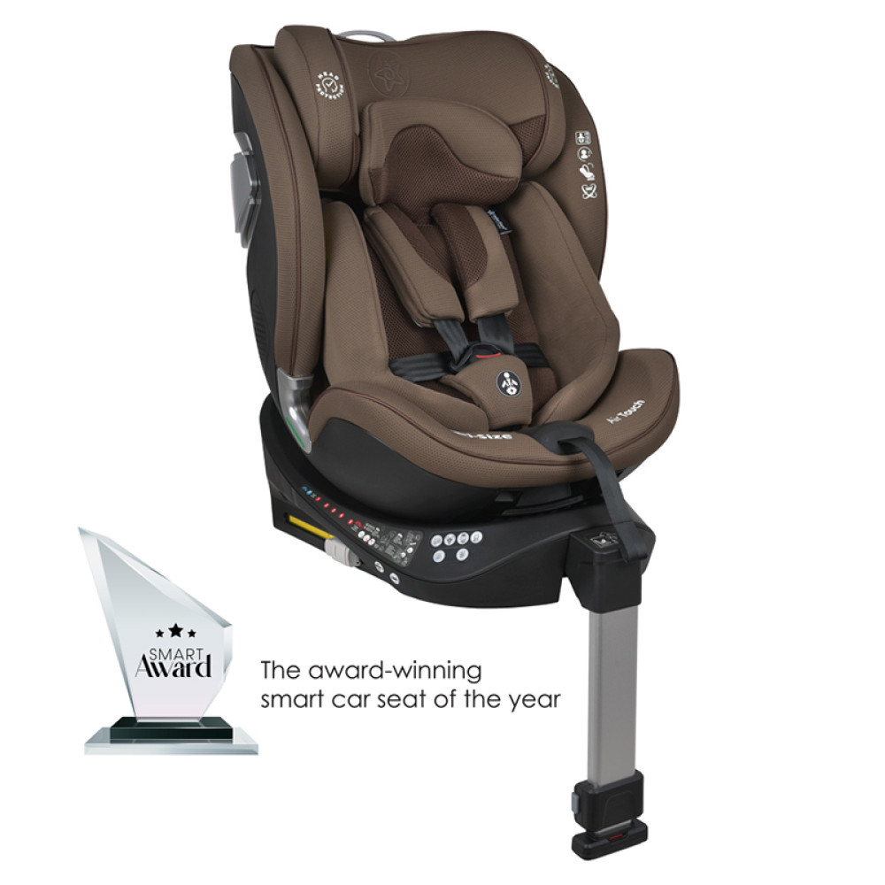 Κάθισμα Αυτοκινήτου Bebe Stars Air Touch 360ᵒ i-SIZE 40-150cm Coffee