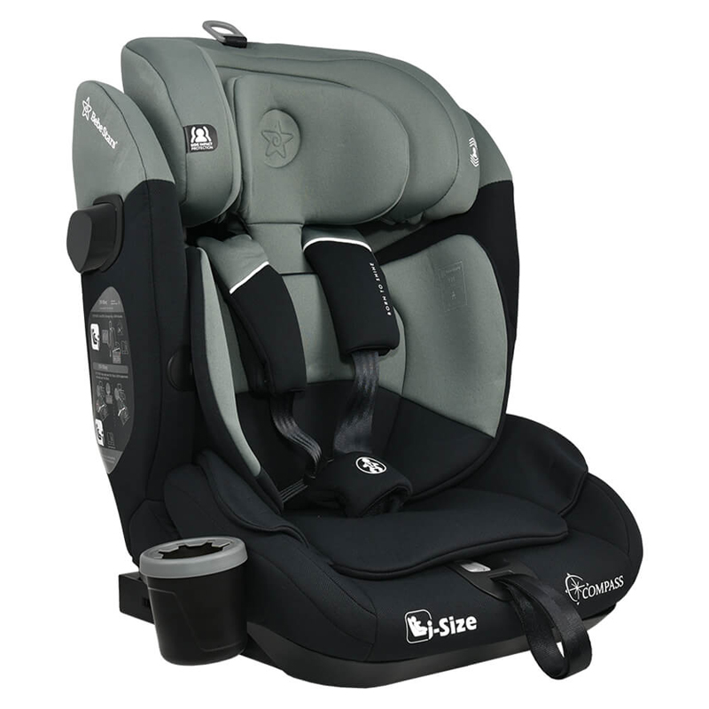 Κάθισμα Αυτοκινήτου Bebe Stars Compass Isofix i-SIZE 76-150cm Olive