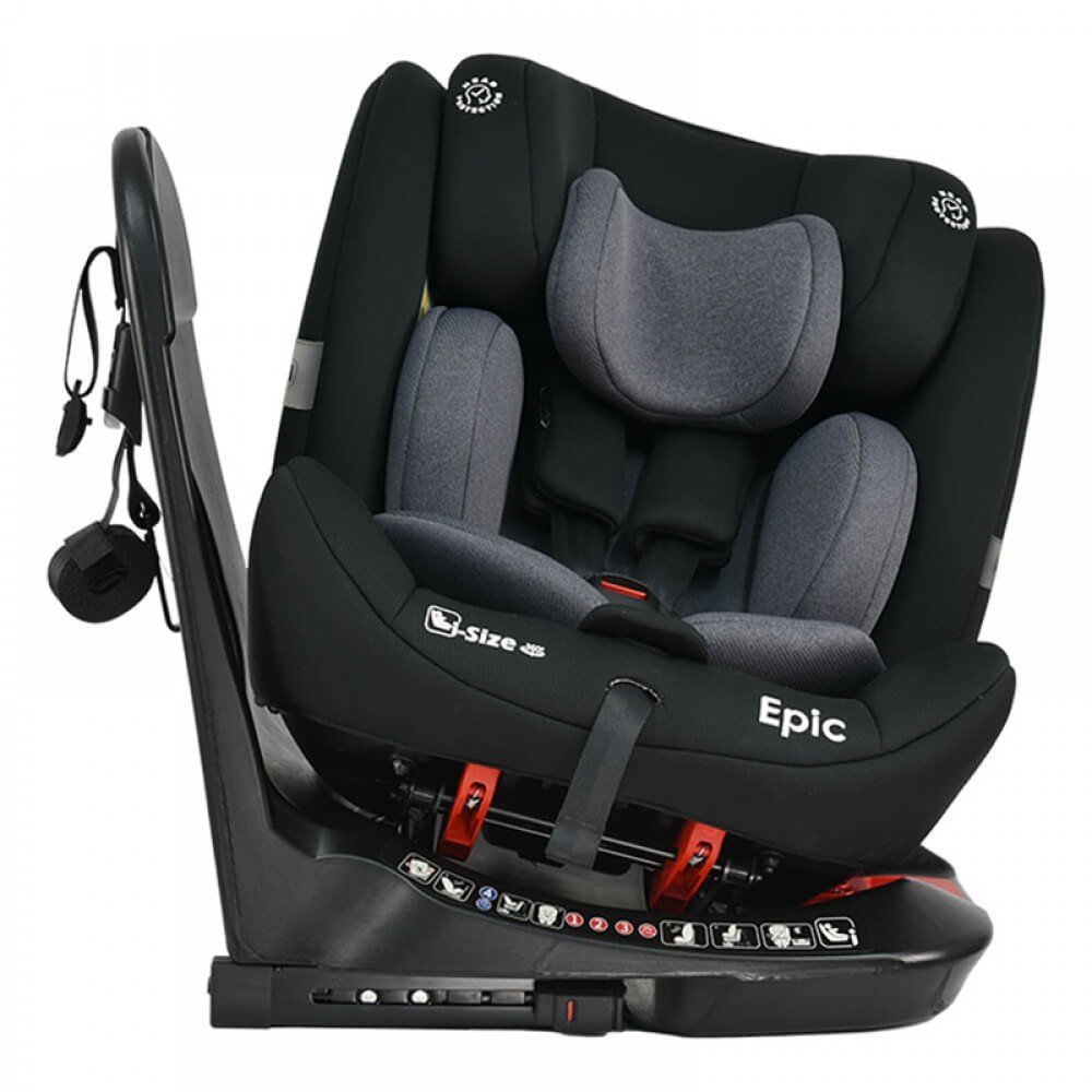 Κάθισμα Αυτοκινήτου Bebe Stars Epic i-Size 360° Black Κάθισμα Αυτοκινήτου Bebe Stars Epic i-Size 360° Black