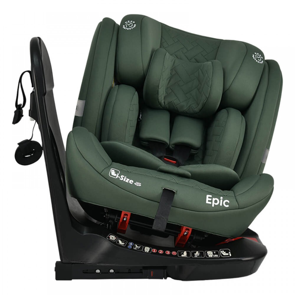 Κάθισμα Αυτοκινήτου Bebe Stars Epic i-Size 360° Forest Green Κάθισμα Αυτοκινήτου Bebe Stars Epic i-Size 360° Forest Green