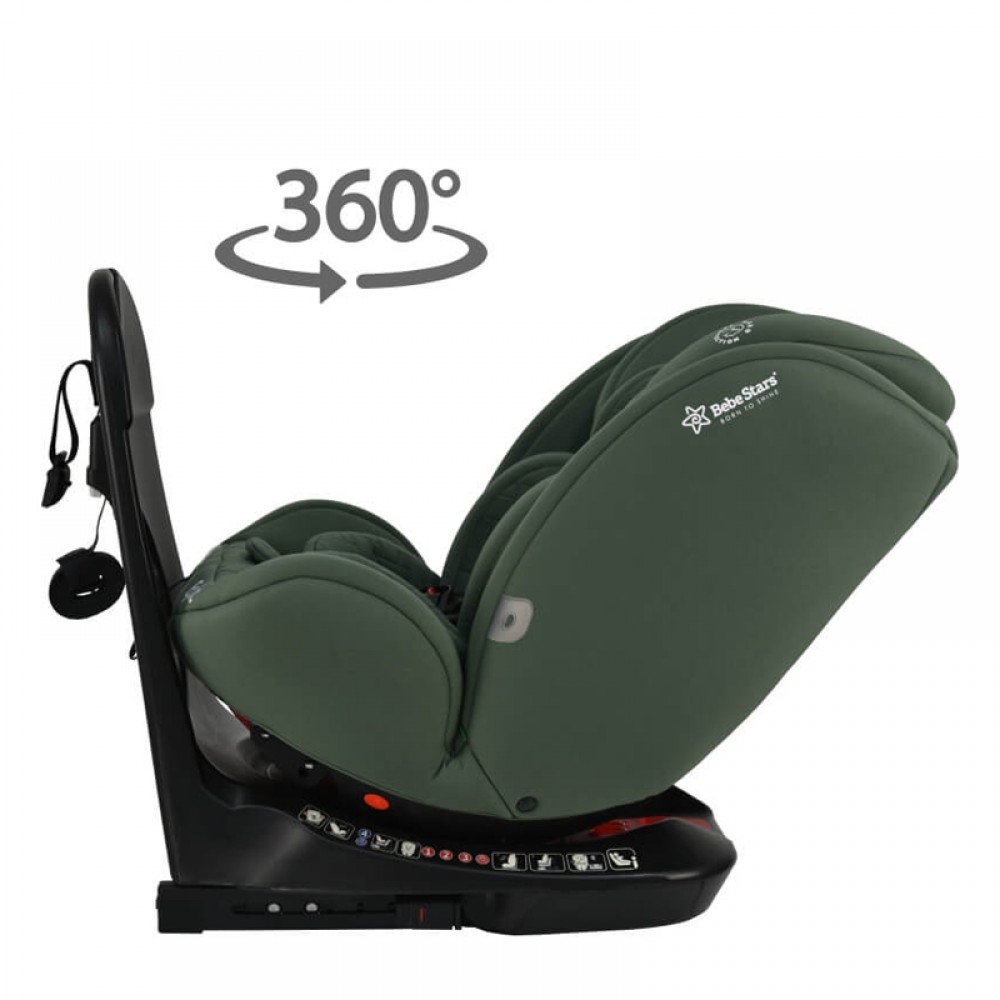 Κάθισμα Αυτοκινήτου Bebe Stars Epic i-Size 360° Forest Green Κάθισμα Αυτοκινήτου Bebe Stars Epic i-Size 360° Forest Green