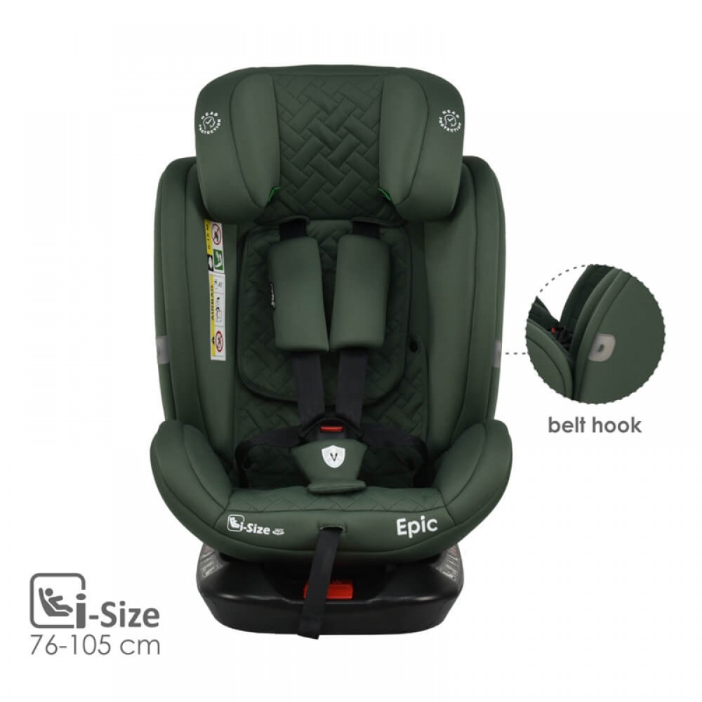 Κάθισμα Αυτοκινήτου Bebe Stars Epic i-Size 360° Forest Green Κάθισμα Αυτοκινήτου Bebe Stars Epic i-Size 360° Forest Green