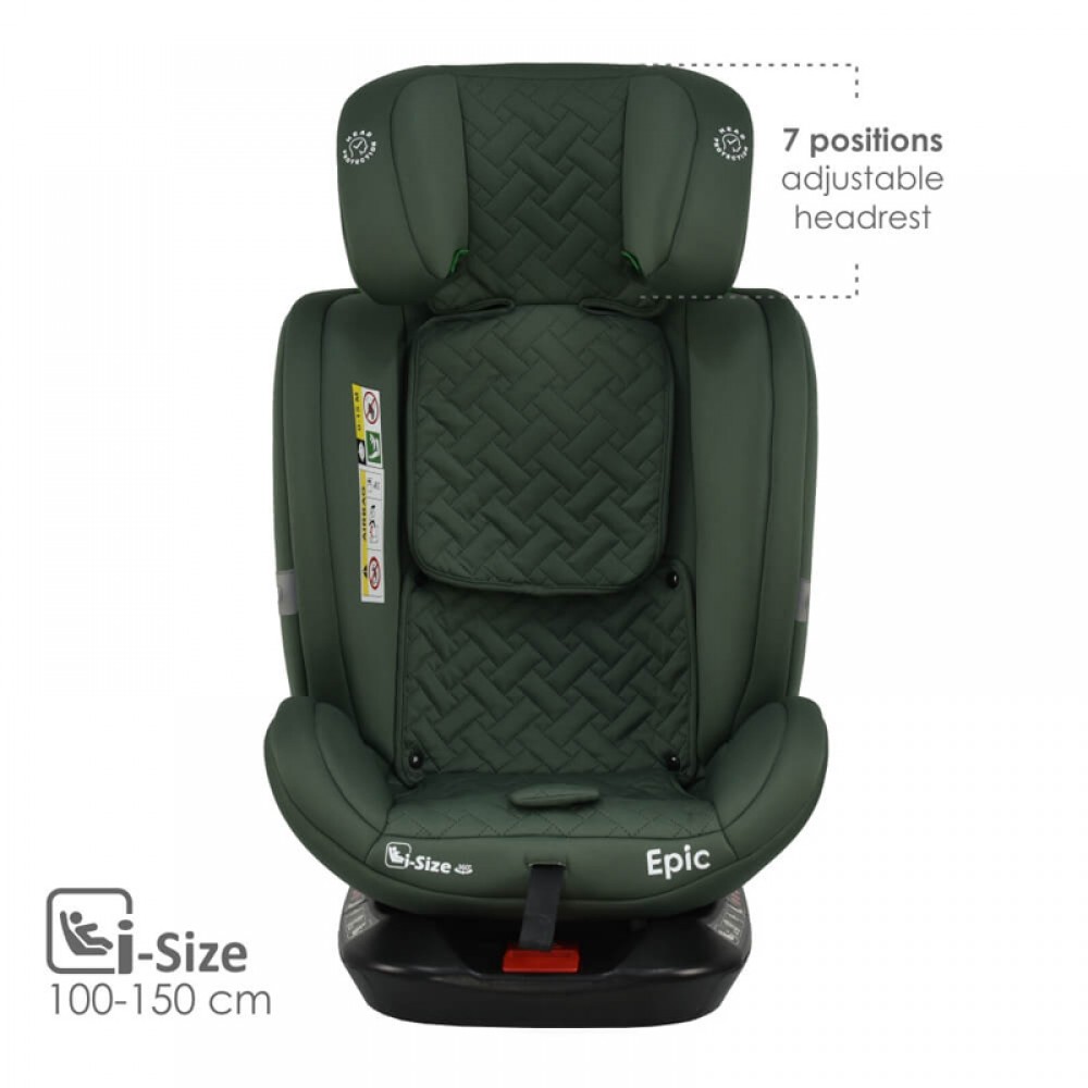 Κάθισμα Αυτοκινήτου Bebe Stars Epic i-Size 360° Forest Green Κάθισμα Αυτοκινήτου Bebe Stars Epic i-Size 360° Forest Green