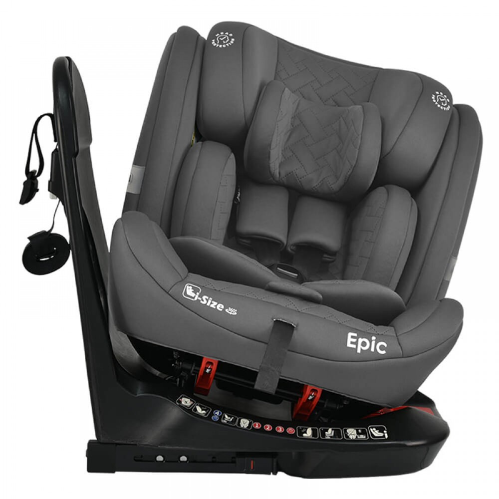 Κάθισμα Αυτοκινήτου Bebe Stars Epic i-Size 360° Smoked Grey Κάθισμα Αυτοκινήτου Bebe Stars Epic i-Size 360° Smoked Grey