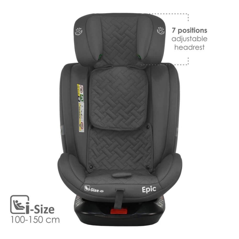 Κάθισμα Αυτοκινήτου Bebe Stars Epic i-Size 360° Smoked Grey Κάθισμα Αυτοκινήτου Bebe Stars Epic i-Size 360° Smoked Grey