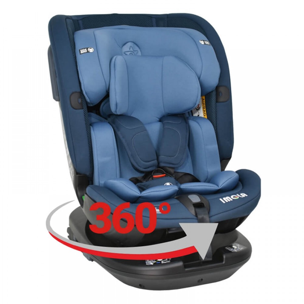 Κάθισμα Αυτοκινήτου Bebe Stars Imola Isofix i-Size 360° 40-150cm Marine Blue