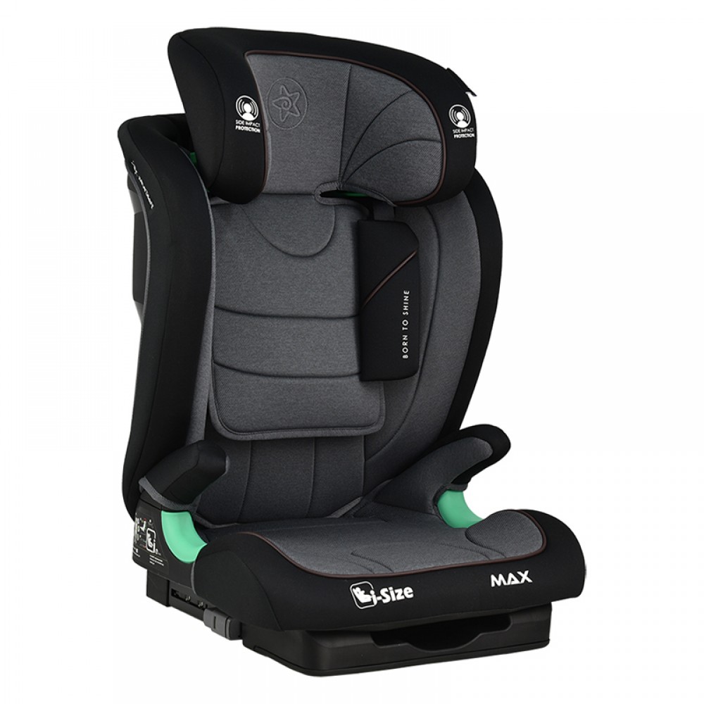 Κάθισμα Αυτοκινήτου Bebe Stars Max Isofix i-SIZE 100-150cm Grey
