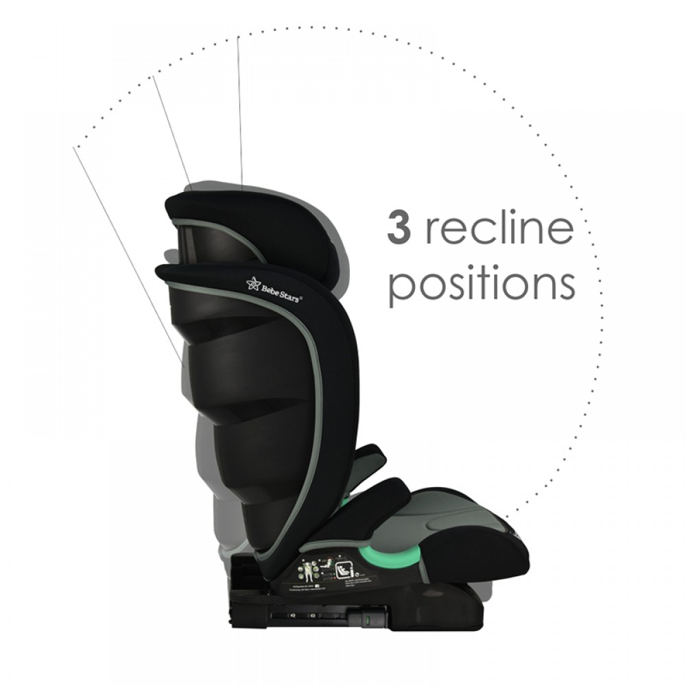 Κάθισμα Αυτοκινήτου Bebe Stars Max Isofix i-SIZE 100-150cm Olive