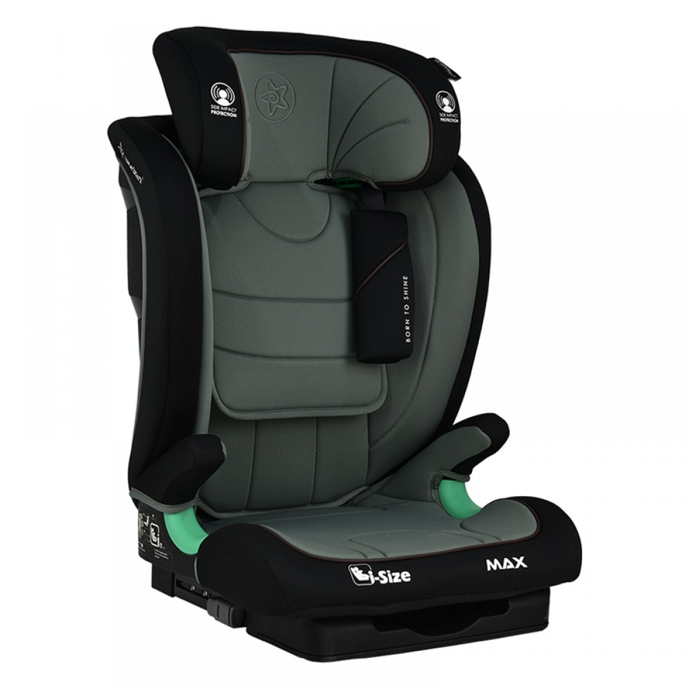 Κάθισμα Αυτοκινήτου Bebe Stars Max Isofix i-SIZE 100-150cm Olive