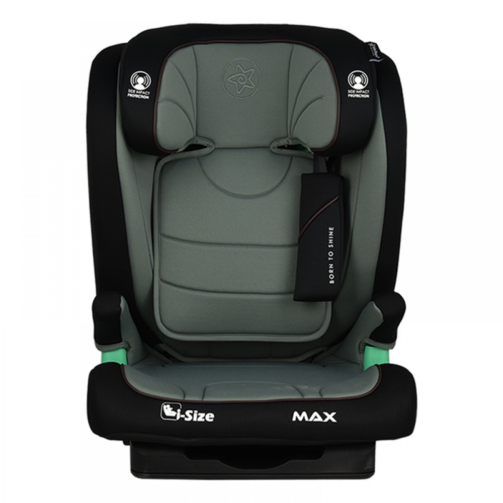 Κάθισμα Αυτοκινήτου Bebe Stars Max Isofix i-SIZE 100-150cm Olive