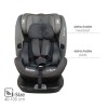 Κάθισμα Αυτοκινήτου Bebe Stars i-Revo i-Size 360° Grey Κάθισμα Αυτοκινήτου Bebe Stars i-Revo i-Size 360° Grey