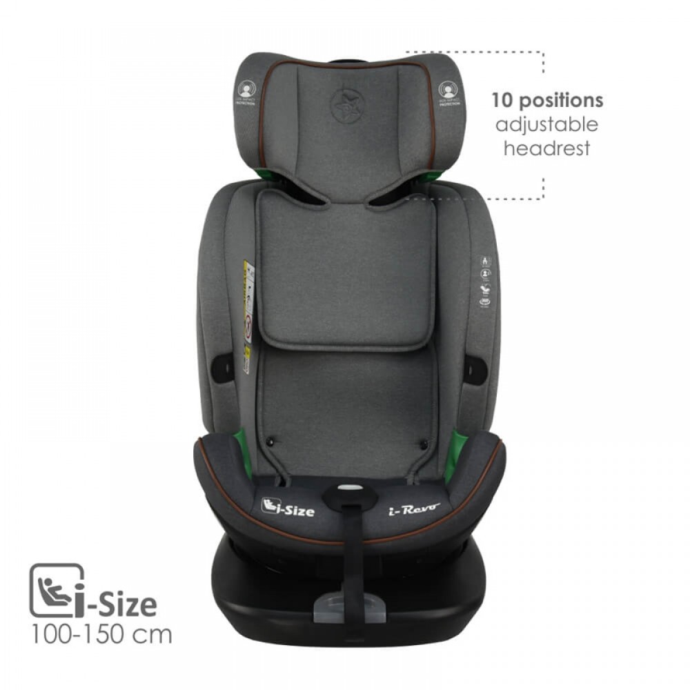 Κάθισμα Αυτοκινήτου Bebe Stars i-Revo i-Size 360° Grey Κάθισμα Αυτοκινήτου Bebe Stars i-Revo i-Size 360° Grey