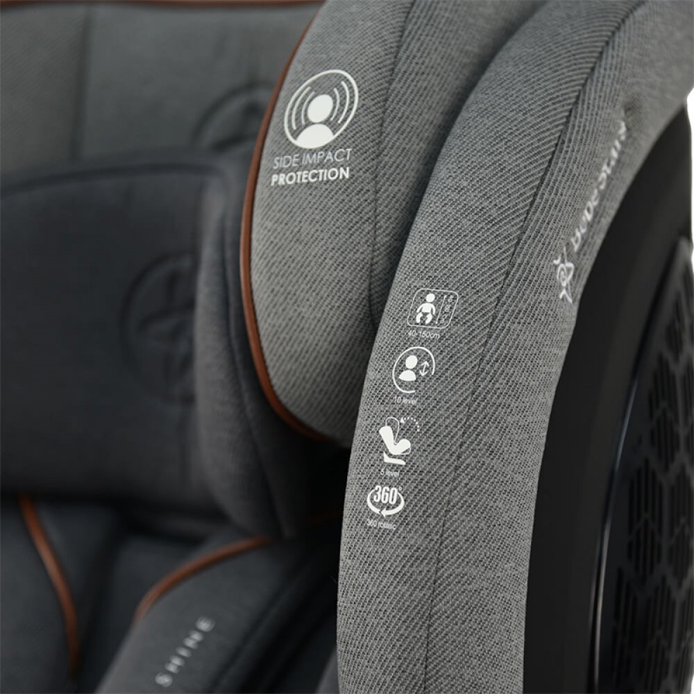 Κάθισμα Αυτοκινήτου Bebe Stars i-Revo i-Size 360° Grey Κάθισμα Αυτοκινήτου Bebe Stars i-Revo i-Size 360° Grey