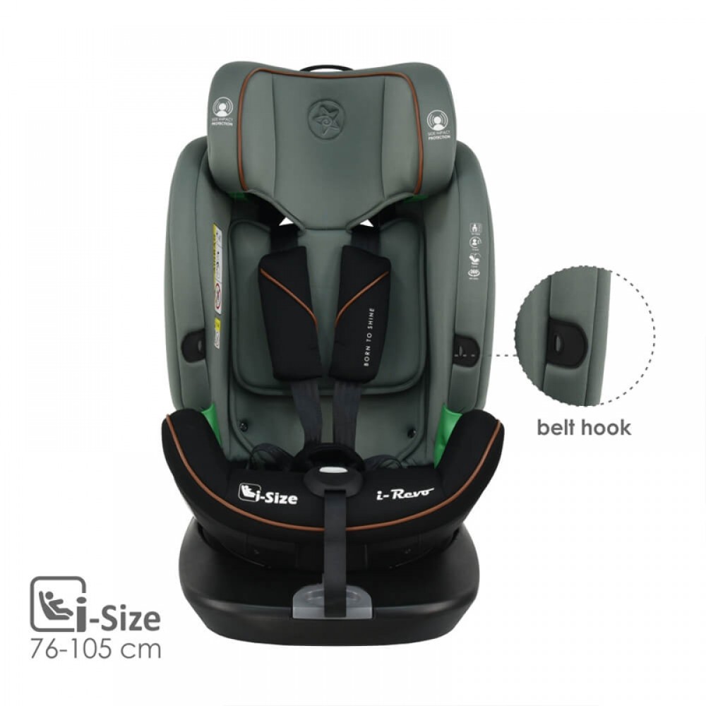Κάθισμα Αυτοκινήτου Bebe Stars i-Revo i-Size 360° Olive Κάθισμα Αυτοκινήτου Bebe Stars i-Revo i-Size 360° Olive