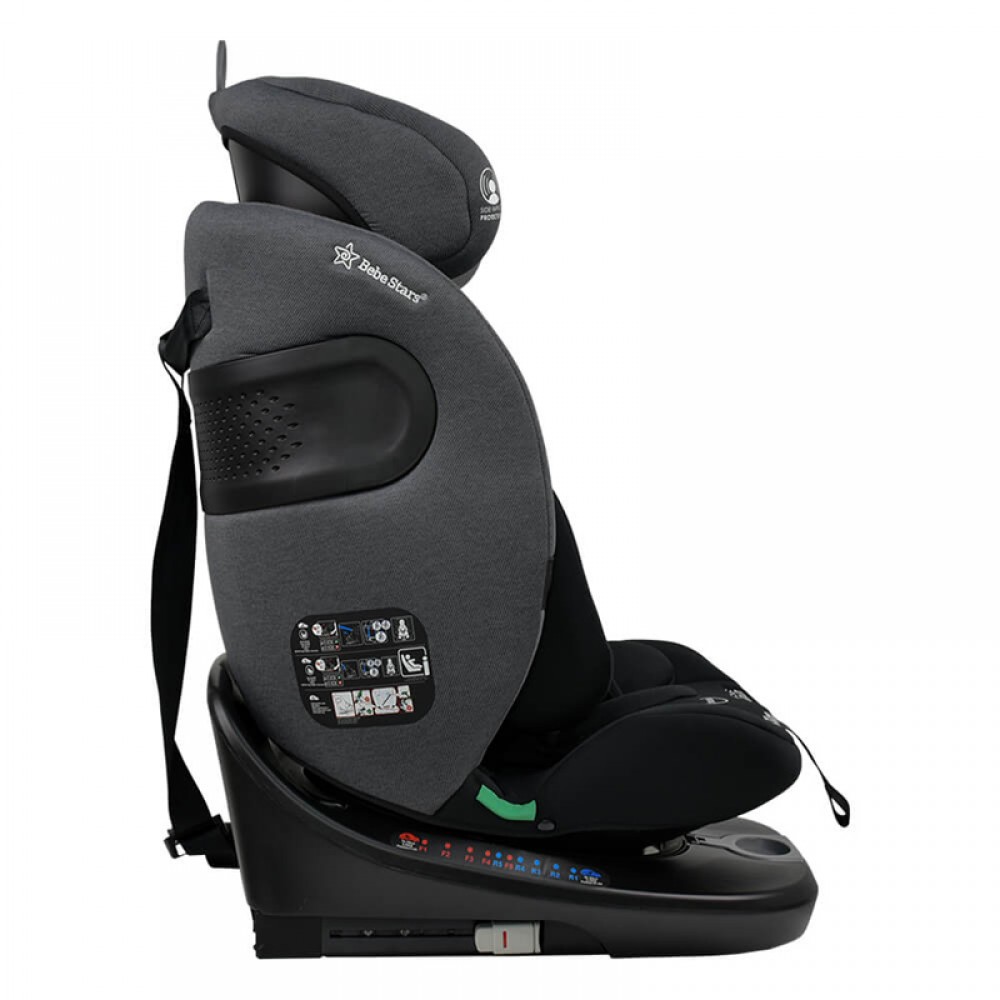 Κάθισμα Αυτοκινήτου Bebe Stars Supreme i-Size 360° Steel Grey Κάθισμα Αυτοκινήτου Bebe Stars Supreme i-Size 360° Steel Grey