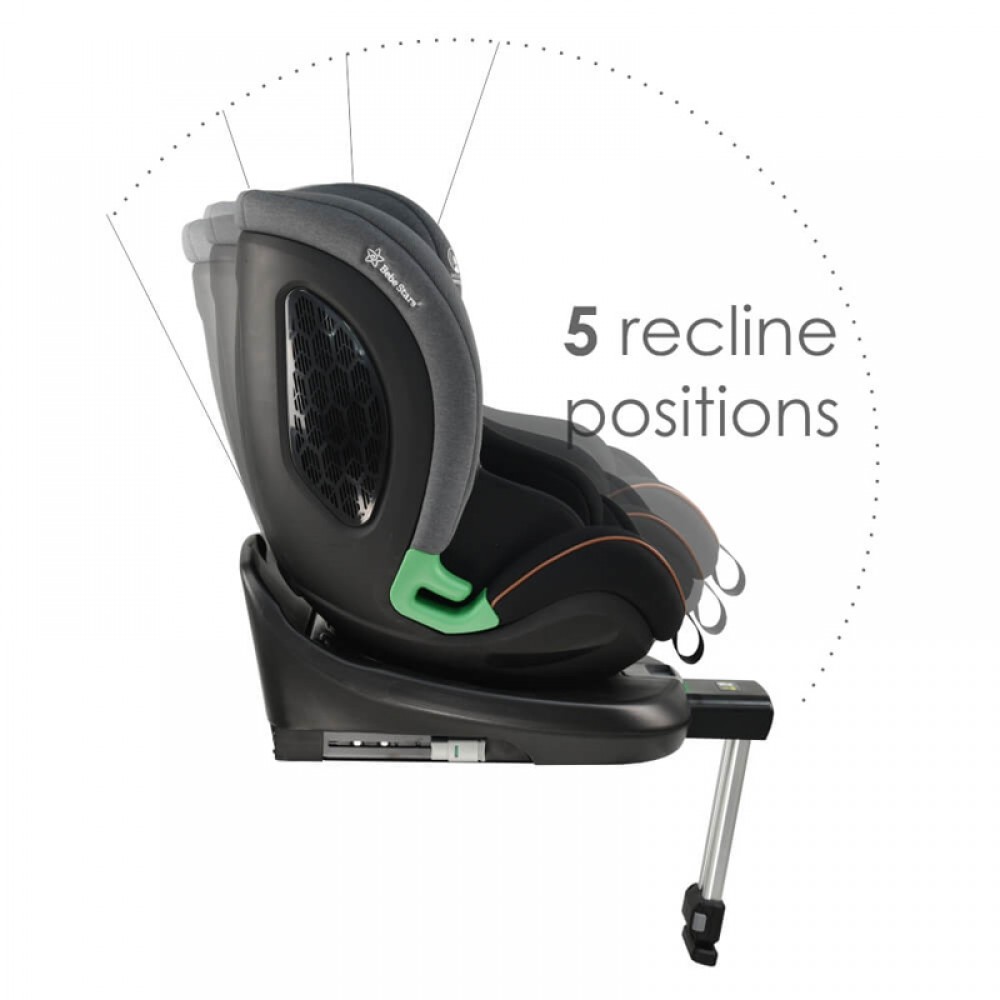 Κάθισμα Αυτοκινήτου Bebe Stars Epic i-Apex 360° 40-150cm Grey Κάθισμα Αυτοκινήτου Bebe Stars Epic i-Apex 360° 40-150cm Grey